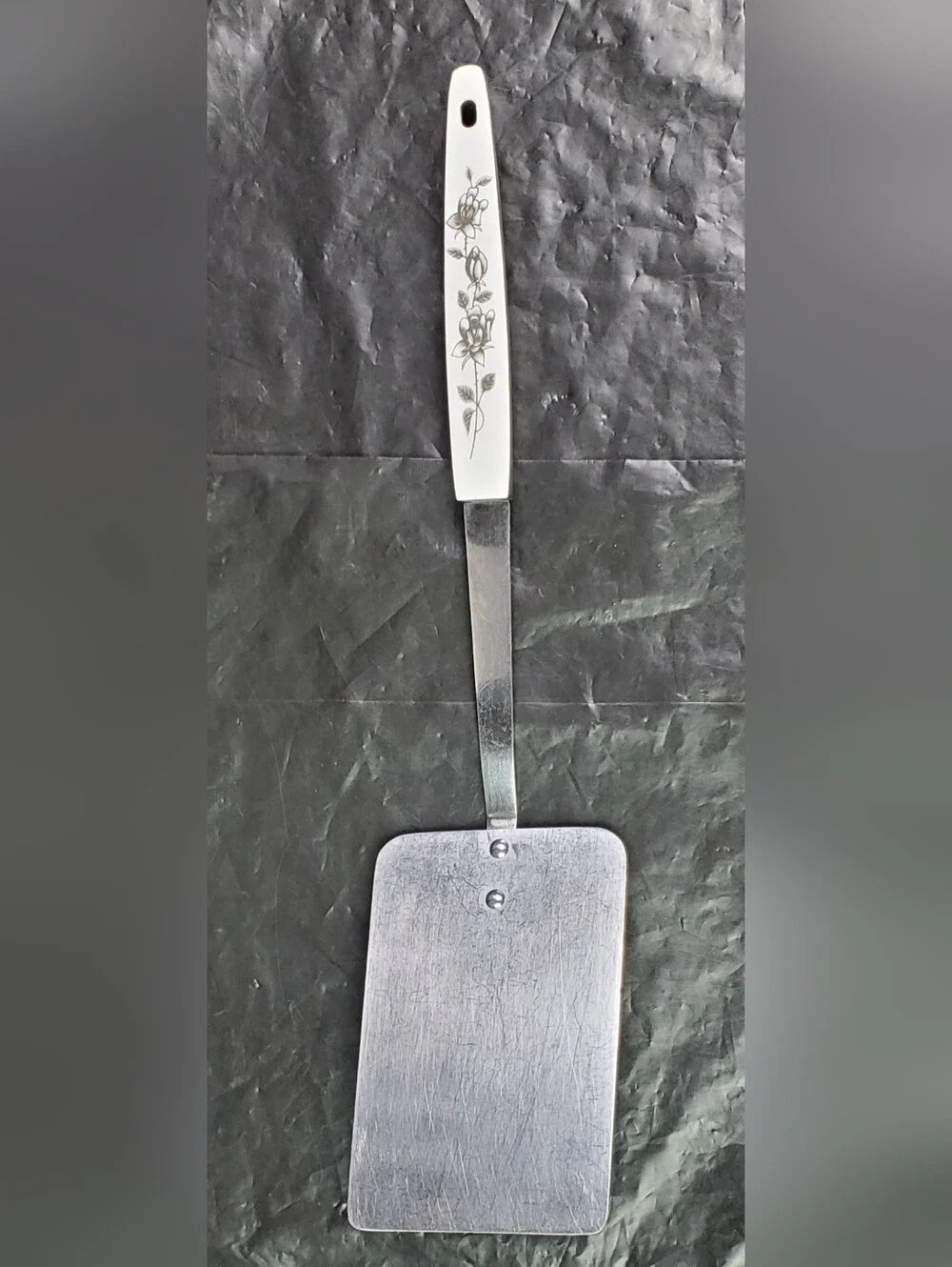Ekco Flint Vintage 70s Solid Spatula Flipper Stainless Steel Made In Japan - GUC